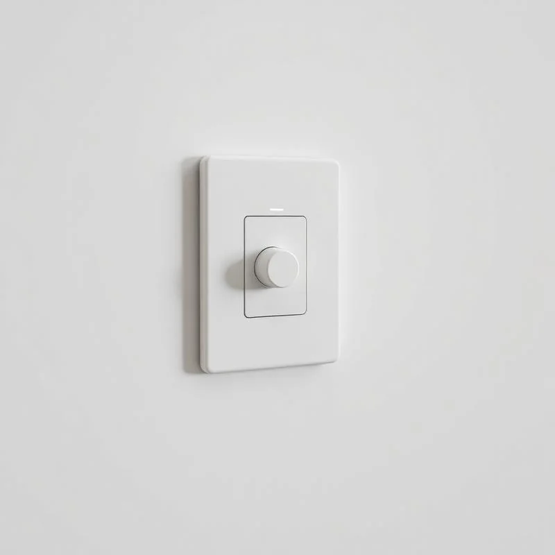Smart dimmer light switch installed by a licensed Fort McMurray electrician